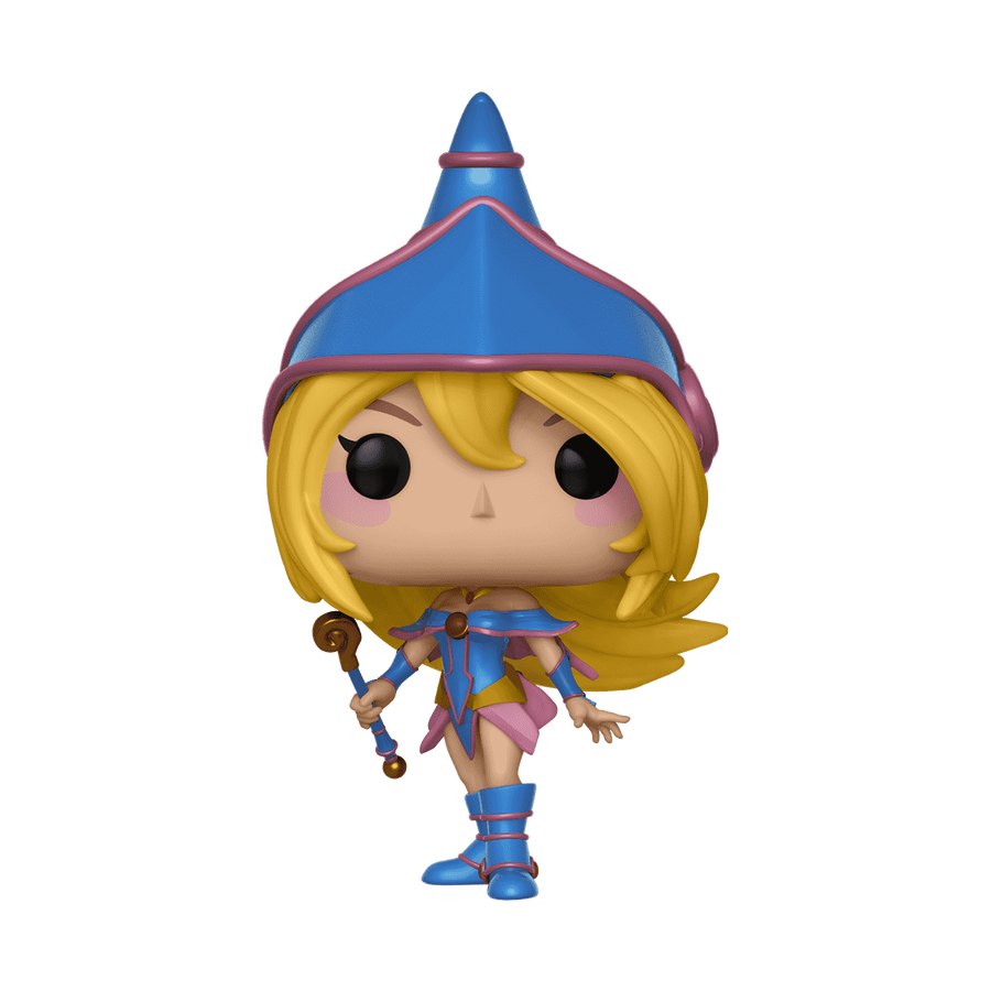 Dark Magician Girl, and he is not blinking