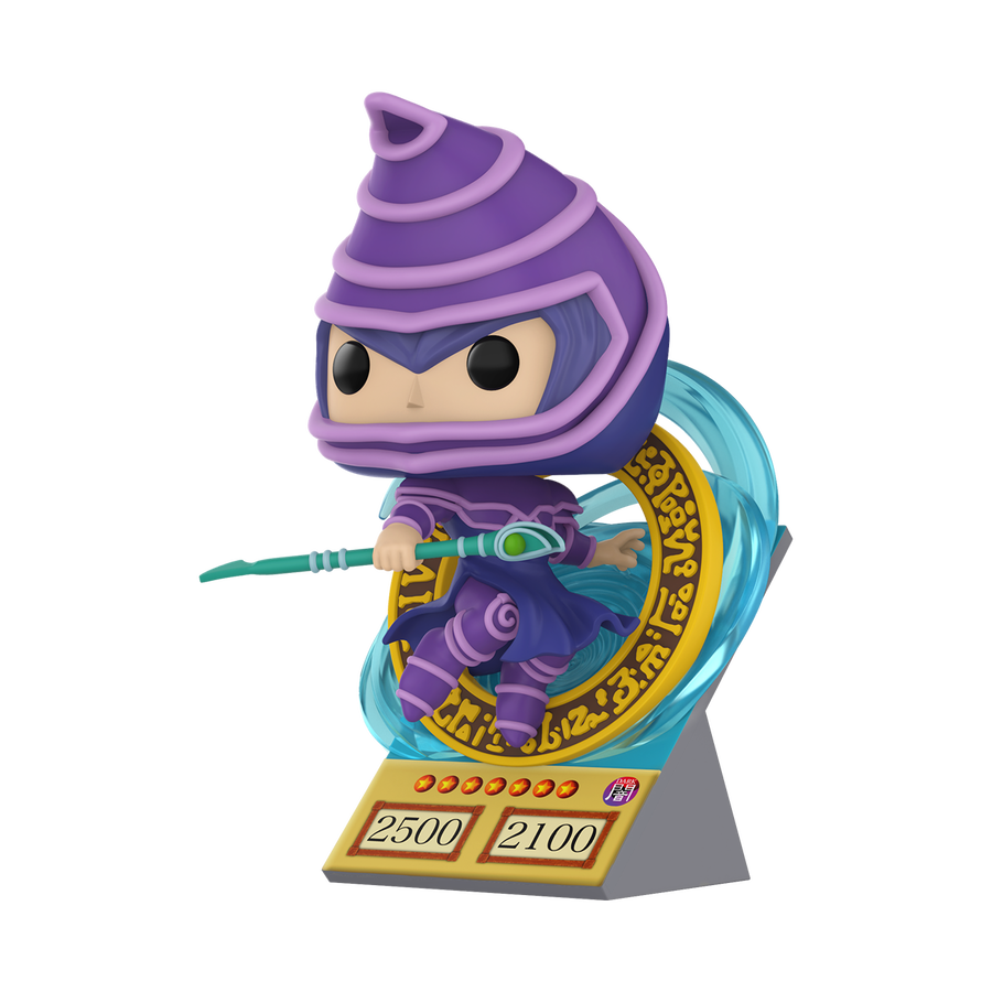 Dark Magician, and he is not blinking