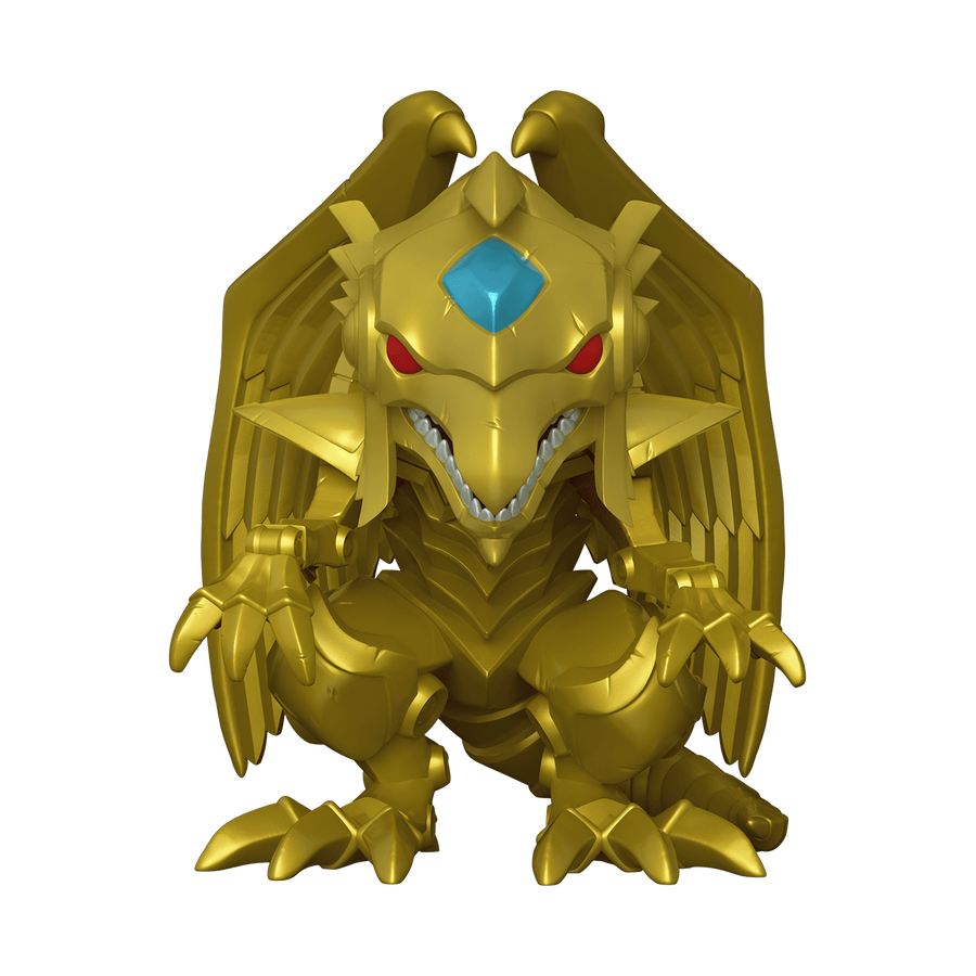 The Winged Dragon of Ra, and he is not blinking