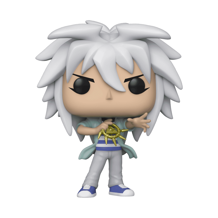 Yami Bakura, and he is not blinking